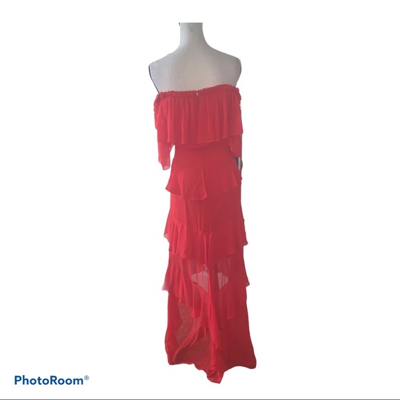 Badgley Mischka red gown - Picture 9 of 14